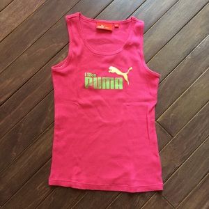 I Like Puma Logo Tank Top